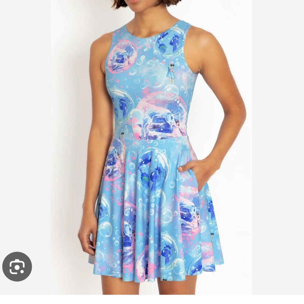 EUC  BLACKMILK LORA ZOMBIE LIVING IN A BUBBLE UNICORN Slater Dress XXL